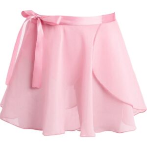 Falda envolvente color rosada